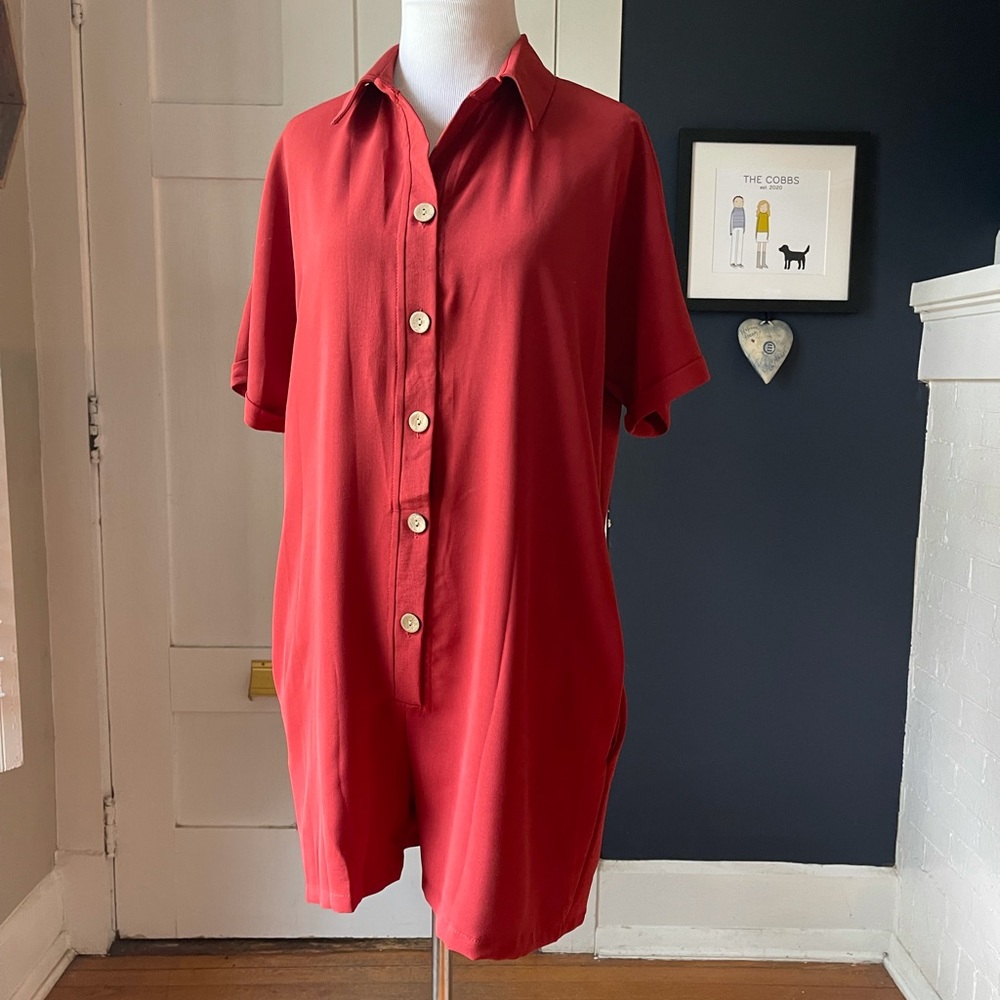 Button Up Romper